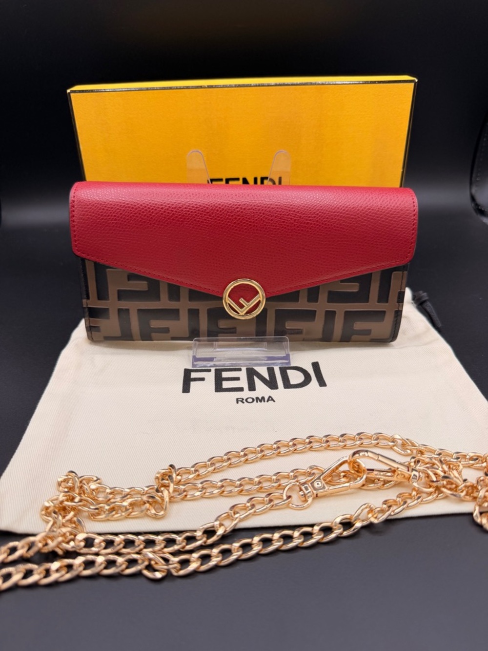 Fendi Vitello Cruise “F” Long Wallet – Full Inclusion - Picture 2 of 16